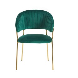 Silla de terciopelo (verde)