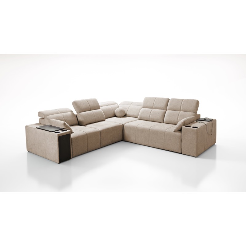Milano III corner sofa with a sleeping function - elegance and functionality in one!