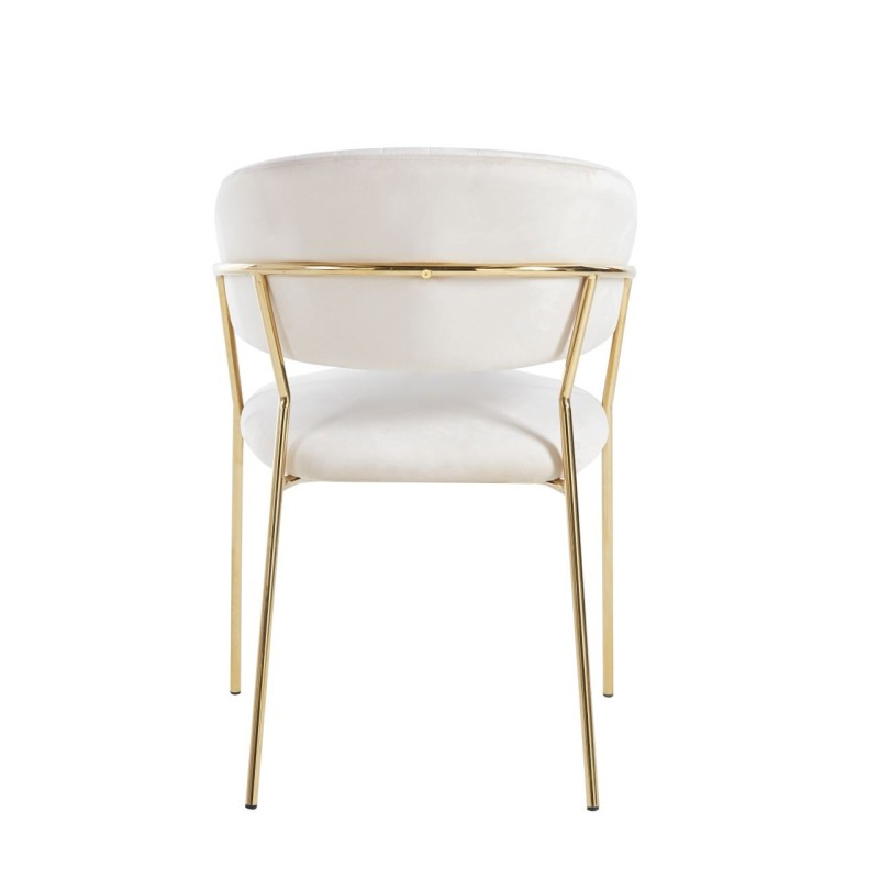 Silla de terciopelo (beige)