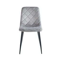 Velvet chair (gray)