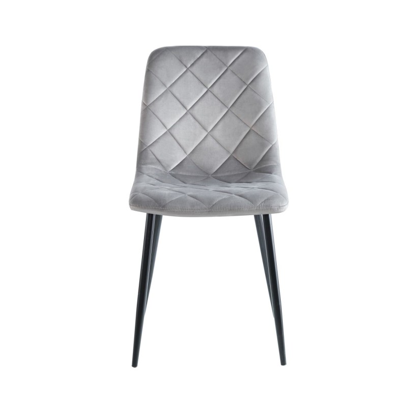 Velvet chair (gray)