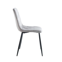 Velvet chair (gray)