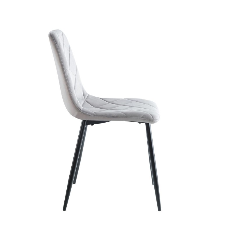 Velvet chair (gray)