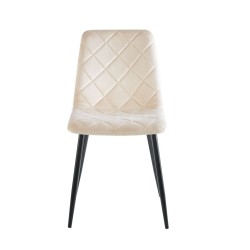 Silla de terciopelo (beige)