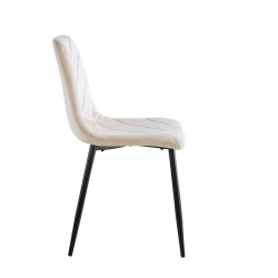 Velvet chair (beige)