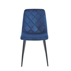 Silla de terciopelo (azul)