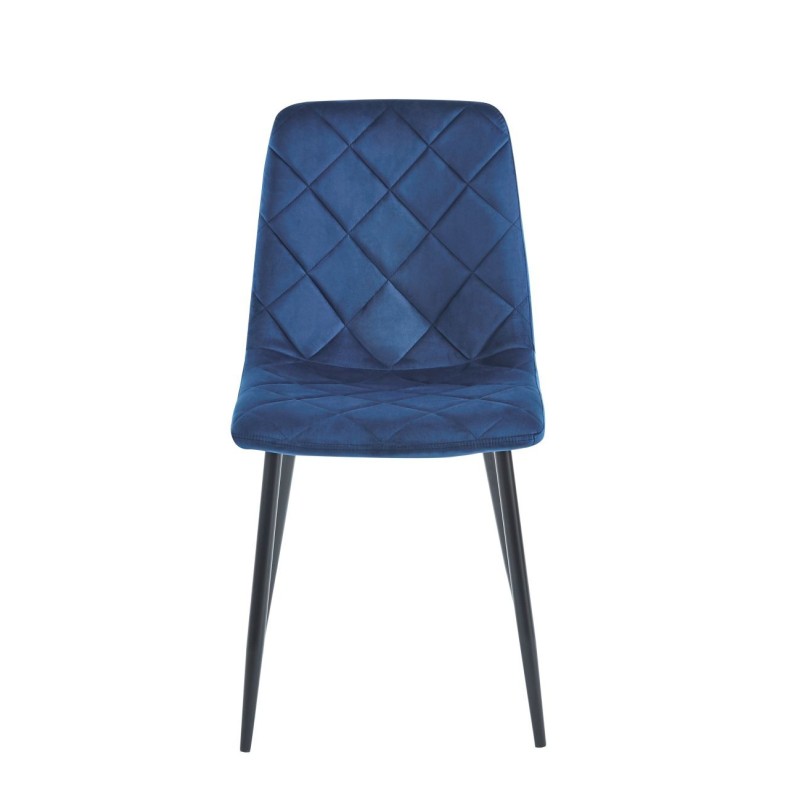 Velvet chair (blue)