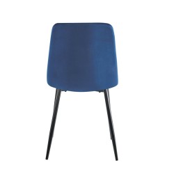 Velvet chair (blue)