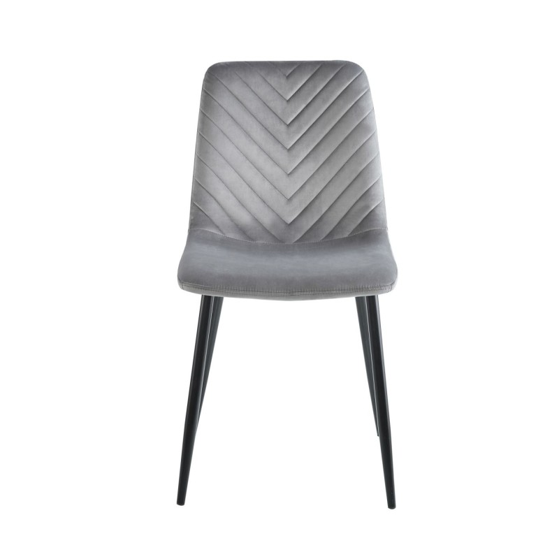 Velvet chair (gray)