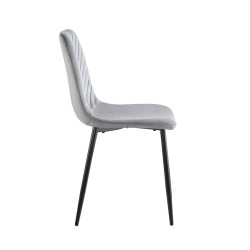 Velvet chair (gray)