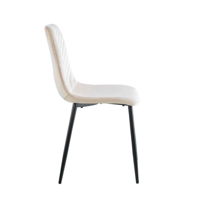 Velvet chair (beige)
