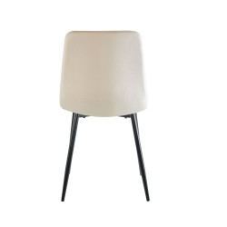 Silla de terciopelo (beige)