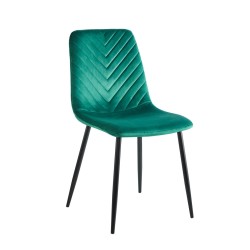 Velvet chair (green)