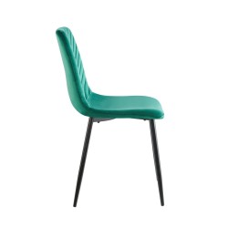 Velvet chair (green)
