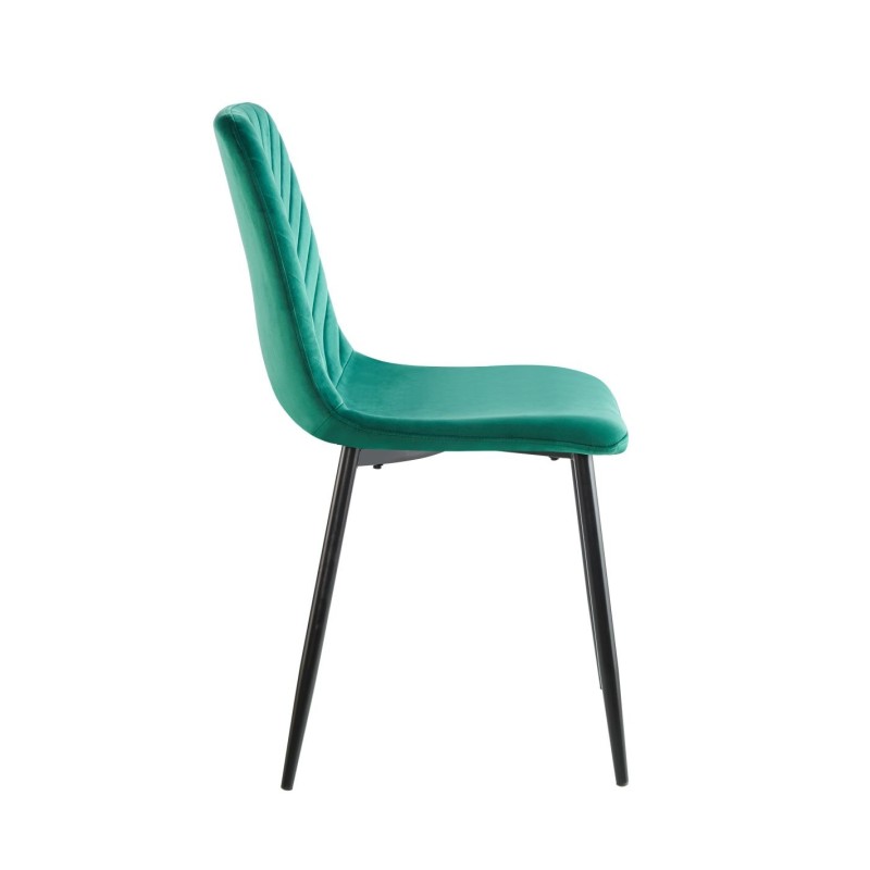 Velvet chair (green)