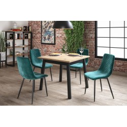 Velvet chair (green)