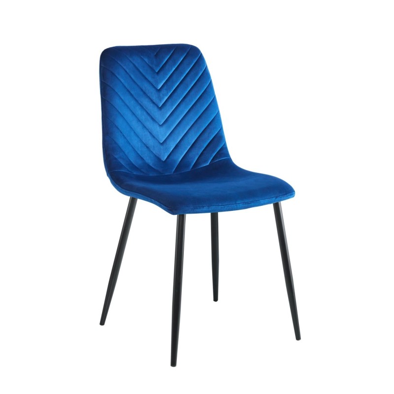 Velvet chair (blue)