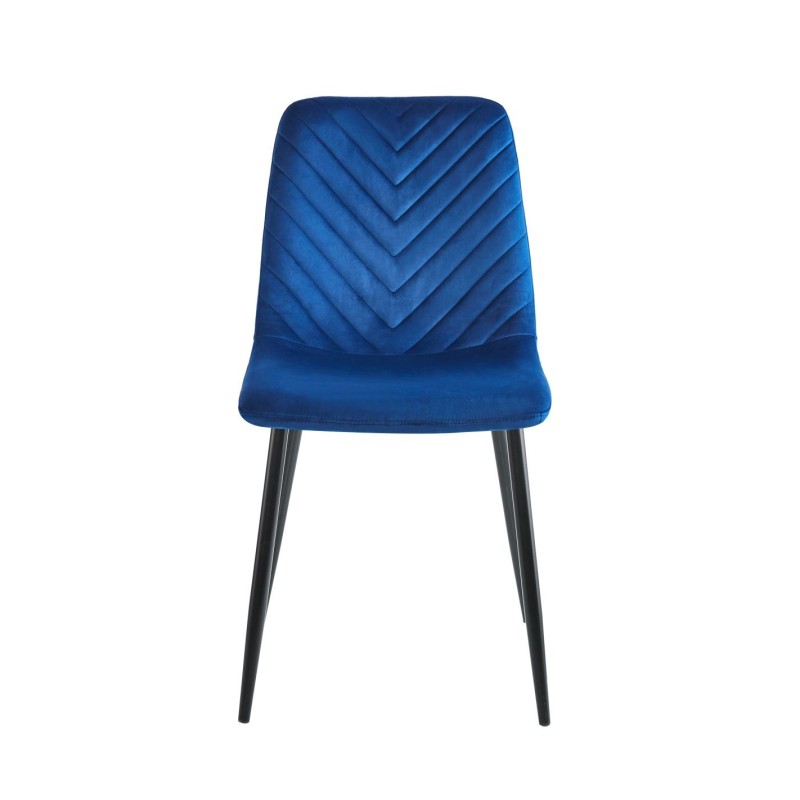 Velvet chair (blue)