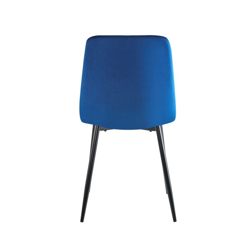 Velvet chair (blue)