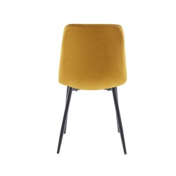 Velvet chair (curry)