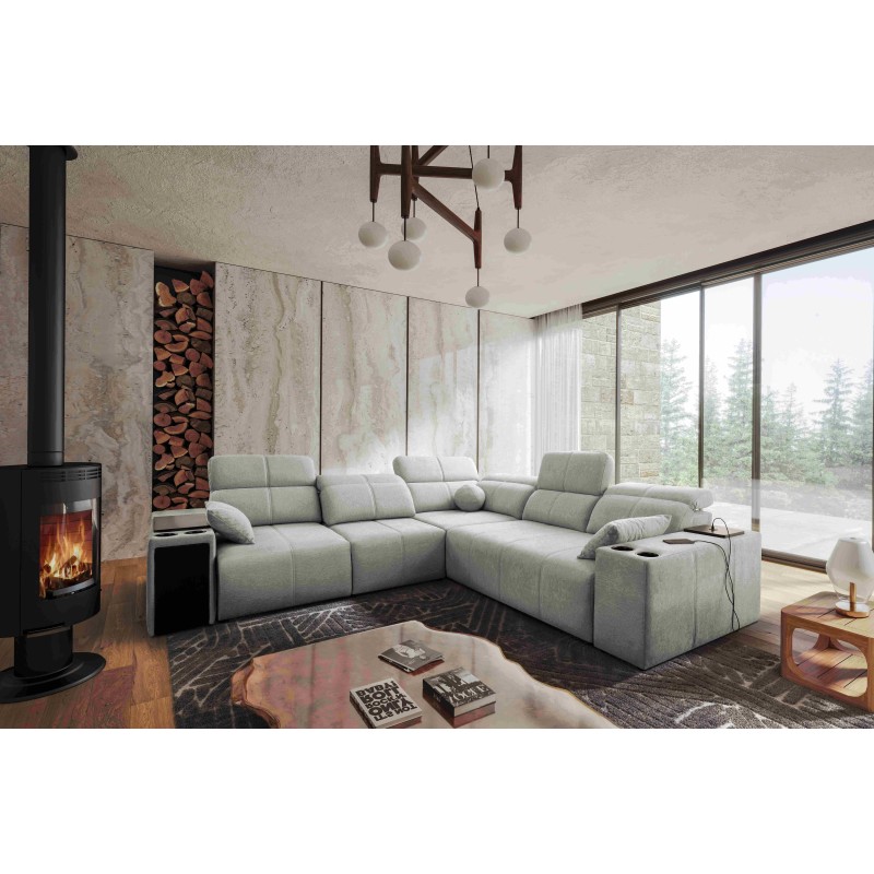Milano III corner sofa with a sleeping function - elegance and functionality in one!