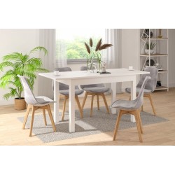 Mesa extensible (blanca) 120(160)x70