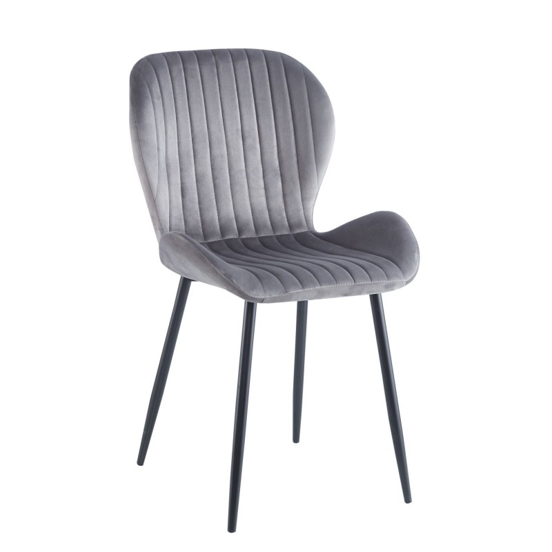 Velvet chair (gray)