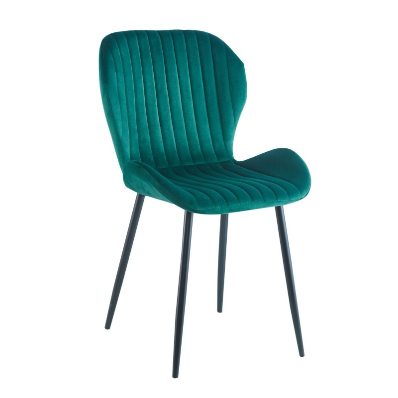 Velvet chair (green)