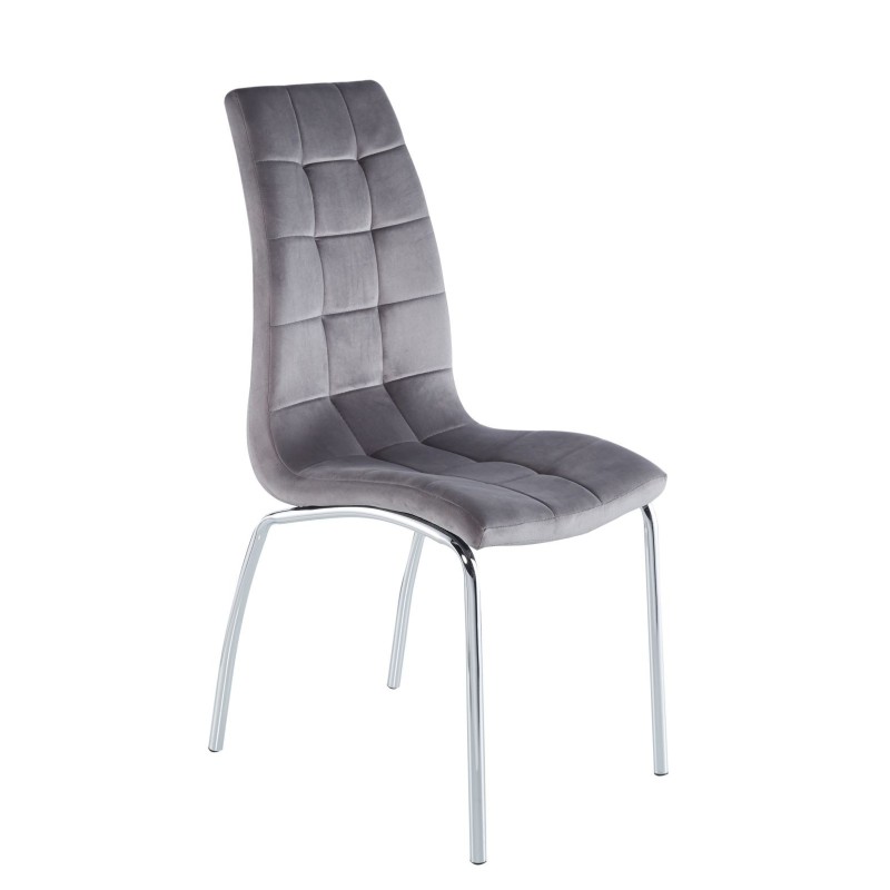 Velvet chair (gray)