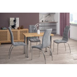 Silla de terciopelo (gris)