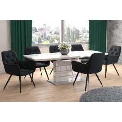 Silla de terciopelo (negra)