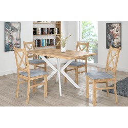 Golden Oak Craft Chair (Gray Seat Forever 65)