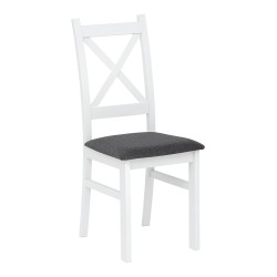 Silla blanca (asiento gris Gunar 16)