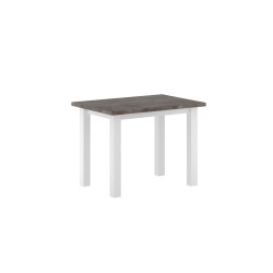 Table (concrete/white) 70x100