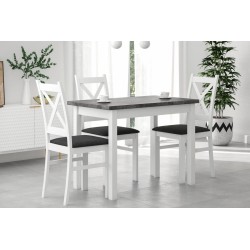 Tisch (Beton/Weiß) 70x100