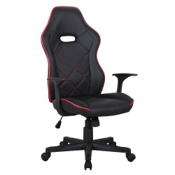 Swivel chair (black/red) (1 unit)