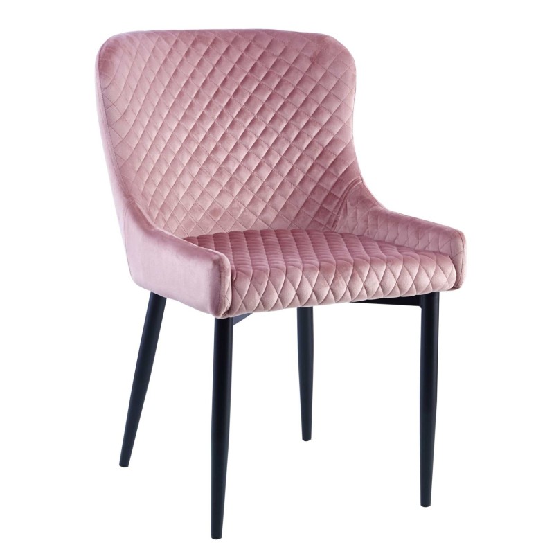 Silla de terciopelo (rosa)