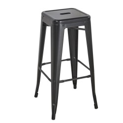 Schwarzer Hocker (Loft)