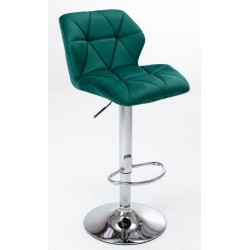 Taburete de terciopelo (verde)