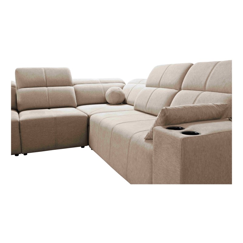 Milano III corner sofa with a sleeping function - elegance and functionality in one!