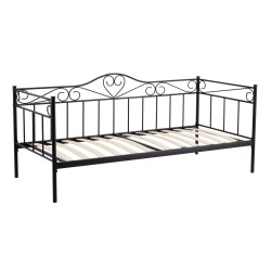 Metal bed (black)