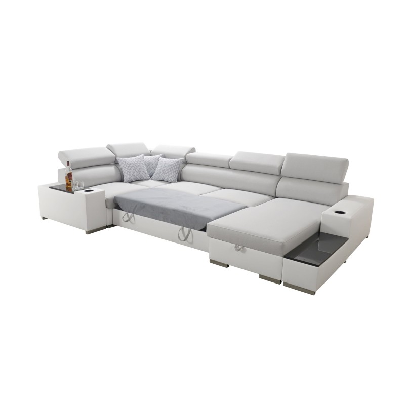 Napoli IV Maxi corner sofa with a sleeping function - luxury and comfort in your living room