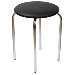 Taburete (eco, negro)