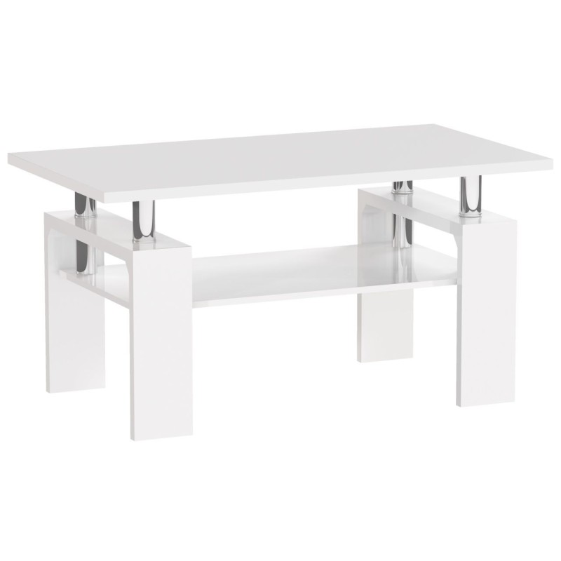 Mesa de centro (MDF, blanco)