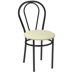Chair (eco beige) - black frame