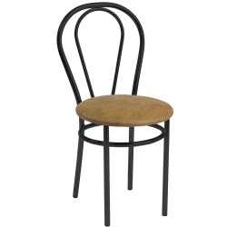 Chair (walnut) - black frame