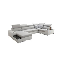 Ecksofa U Napoli IV Maxi mit Schlaffunktion - Luxus und Komfort in Ihrem Wohnzimmer