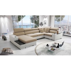 Ecksofa U Napoli IV Maxi mit Schlaffunktion - Luxus und Komfort in Ihrem Wohnzimmer