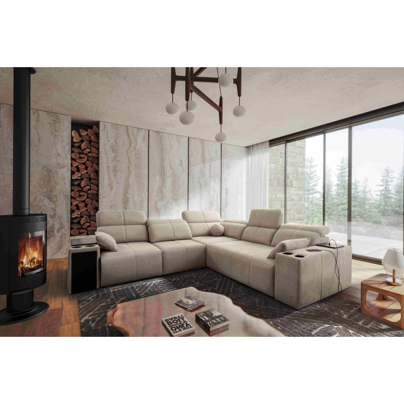 Ecksofa Milano III mit Schlaffunktion - Eleganz und Funktionalität in einem!