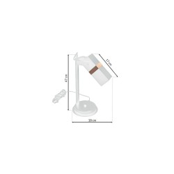 Nachtlampe VIDAR WHITE 1xGU10
